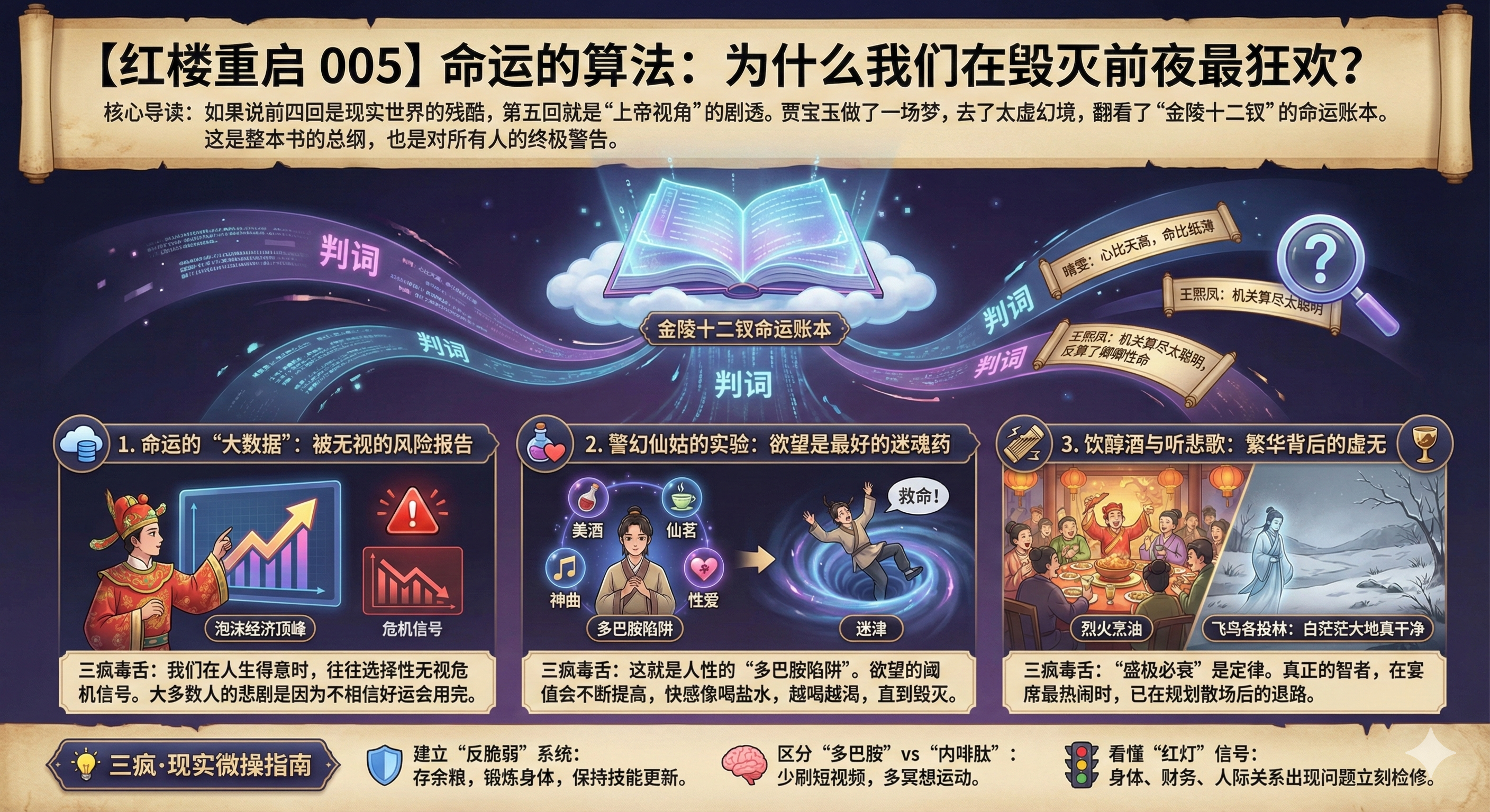 【红楼重启 005】命运的算法：为什么我们在毁灭前夜最狂欢？
